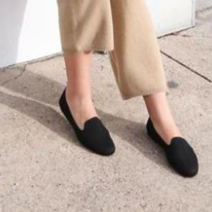 Rothy's Women’s The Loafer Black Solid Size 9 Classic Sustainable Comfort Knit